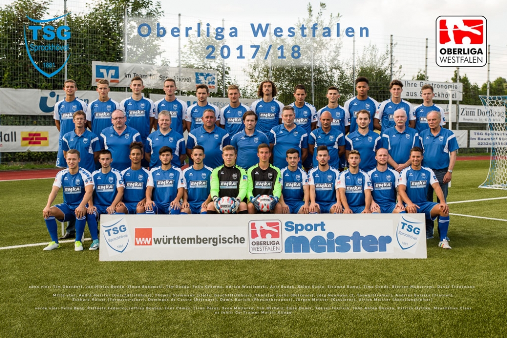 TSG Sprockhövel - Oberligamannschaft 2017/18